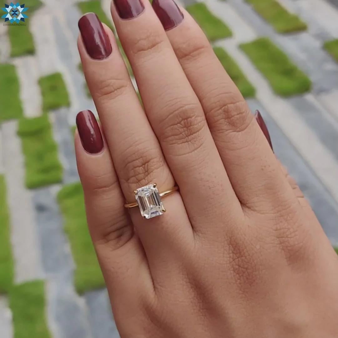 emerald diamond engagement rings