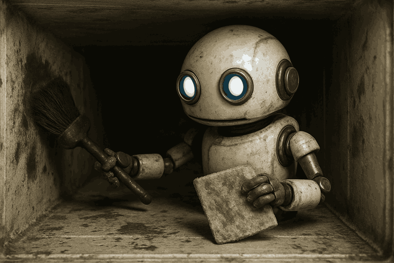 Duct cleaning robots for homes